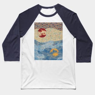 Echos of the moon in the sea Baseball T-Shirt